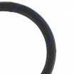 Lenkradbezug schwarz perforiert mit blauer Naht 37-39 cm