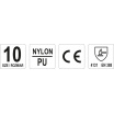 Arbeitshandschuhe Größe Nylon/Polyurethan 10