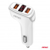 Autoladegerät 2x USB-A + Batterietester 3.1A 12/24V AMiO-03887