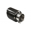 Endstück des Schalldämpfers 101mm Eingang 76mm Carbon Gloss