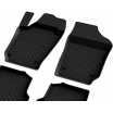 Gummiset 4D präziser Autoteppiche VW Polo 2009-17 einschließlich Abdeckung des hinteren Mittelbereichs