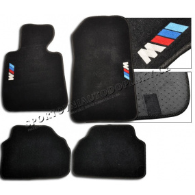 BMW E92/93 Coupé Luxus-Sport-Textil-Automatten mit M-Power-Emblem