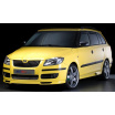 Einstiegsleistenverbreiterungen, ABS-schwarz, Škoda Fabia II