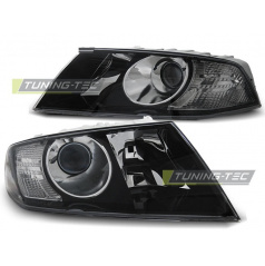 Skoda Octavia 2004–2008 klare Frontleuchten schwarz