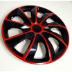 Radkappen Quad Bicolor Red 13-16" (je 1 Stück)