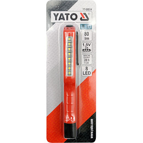 Handleuchte 8 LED, mit Clip, 80 lm