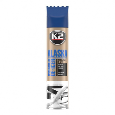 Autoscheiben-Entfrosterspray K2 ALASKA 300 ml + Schaber Autoscheiben-Entfrosterspray K2 ALASKA 300 ml + Schaber