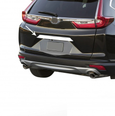 Polierte Edelstahlabdeckung über dem hinteren Nummernschild Honda CR-V V 2018–2023