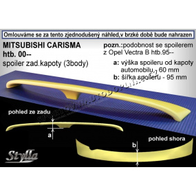MITSUBISHI CARISMA HTB (00+) Heckspoiler. Hauben (EU-Homologation) MITSUBISHI CARISMA HTB (00+) Heckspoiler. Hauben (EU-Homologation)