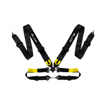 Sportgurte Slide V2 Quick Carbon Schwarz 4P 3"