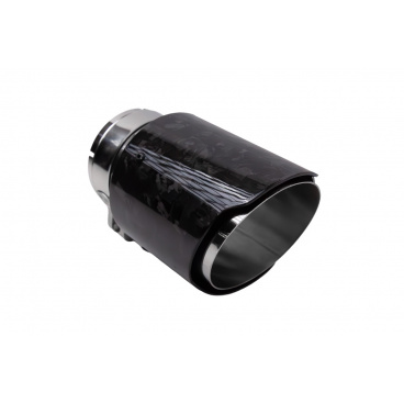 Endrohr 101mm Eingang 76mm Carbon Gloss