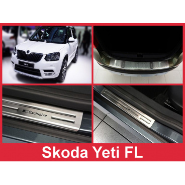 Satz Edelstahlzubehör 5-tlg. Škoda Yeti 2013+ (nach fcl.)