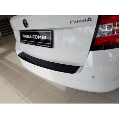 Schutzplatte der hinteren Stoßstange glänzend schwarz Škoda Fabia III Combi