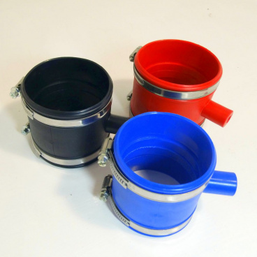 Universelle gerade Silikonkupplung 70 und 77 mm