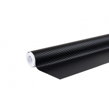 Schwarze 3D-Karbonfolie 30cm x 150cm AMiO-02598