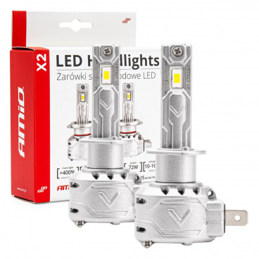 LED-Hauptscheinwerferlampen H1 X2 Serie AMiO