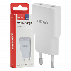 Netzladegerät 230V 30W GaN 2xUSB-C