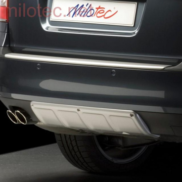 ALL-ROAD hinterer Teil der Stoßstange, ABS-Silber, Škoda Octavia II. Kombi