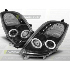 TOYOTA YARIS 2006–09 ANGEL EYES SCHWARZE FRONTKLARE LICHTER