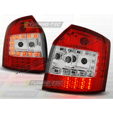 AUDI A4 (B6) AVANT 2000–04 LED-HECKLEUCHTEN ROT WEISS AUDI A4 (B6) AVANT 2000–04 LED-HECKLEUCHTEN ROT WEISS
