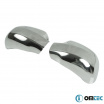 Spiegelabdeckungen aus Edelstahl Omtec Dacia Duster 2012-18, Logan 2006-13, Sandero 2008-20 (Stepway 2016+)