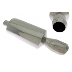 TurboWorks Sportauspuff mit runder Spitze (63 mm Einlass)