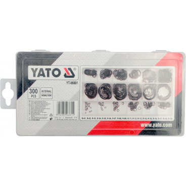 Sicherungsringe INTERN, Satz à 300 Stück, R1-R19, Durchm. 3 -32mm