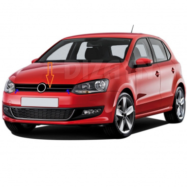 Edelstahl-Frontschürzenleisten VW Polo 2009-14 2 Stk Edelstahl-Frontschürzenleisten VW Polo 2009-14 2 Stk