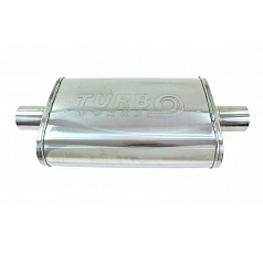 Mittelschalldämpfer 63,5mm TurboWorks LT 304SS 355mm