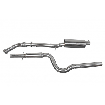 CatBack-Auspuffanlage VW Golf IV Jetta 1.8T FWD + Downpipe 3"