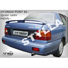HYUNDAI PONY SEDAN (93+) Heckspoiler. Hauben
