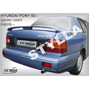 HYUNDAI PONY SEDAN (93+) Heckspoiler. Hauben HYUNDAI PONY SEDAN (93+) Heckspoiler. Hauben