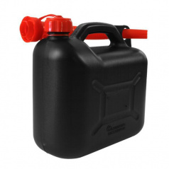 Kunststoff-Benzinkanister 10 l schwarz