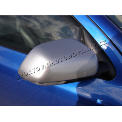 Spiegelabdeckungen Milotec - ABS-Design Chrom matt, Škoda Superb Facelift 09/2006–