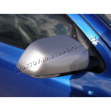 Spiegelabdeckungen Milotec - ABS-Design Chrom matt, Škoda Superb Facelift 09/2006– Spiegelabdeckungen Milotec - ABS-Design Chrom matt, Škoda Superb Facelift 09/2006–