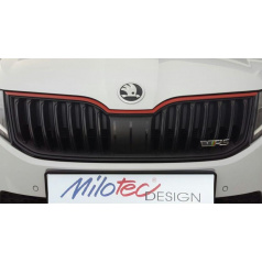 Rennstreifen auf der Frontmaske – Octavia III. Facelift vonv. 2017