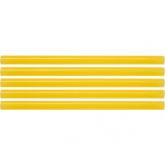 Schmelzklebestifte 11 x 200 mm, gelb, 5 Stk