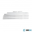 Untere Fensterleisten aus Edelstahl und Chrom Omtec VW Touran 2003-10 8-tlg