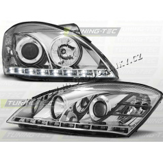KIA CEED 2006–09 KLARES FRONTLICHT, TAGESLICHT, LED, CHROM