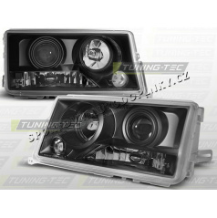 MERCEDES W 201 C-KLASSE 1982–93 KLARES VORDERLEUCHTEN SCHWARZ