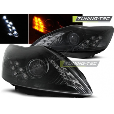 FORD FOCUS 02.2008–2010 vordere klare Lichter, Tageslichtschwarz