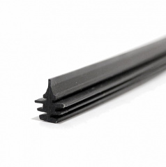 Wischerblatt 600 mm Silikon-Ersatzgummi-Schwarz