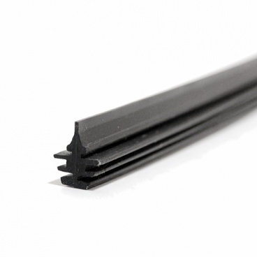 Wischerblatt 600 mm Silikon-Ersatzgummi-Schwarz Wischerblatt 600 mm Silikon-Ersatzgummi-Schwarz