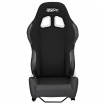 Sportlich verstellbarer Sitz Race Sport Stoff schwarz