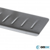 Edelstahl gebürstete hintere Stoßstangenschwellerabdeckung Omtec VW Passat B6 2005-10 Kombi
