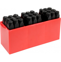 Buchstabenstanzer 8 mm 27 Stk. AZ,&