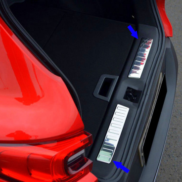 Edelstahlabdeckung für die Ladekante des Kofferraums Renault Kadjar 2015+ Edelstahlabdeckung für die Ladekante des Kofferraums Renault Kadjar 2015+