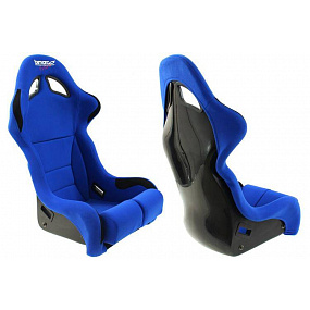 Sportsitz Bimarco Futura Velours Blau Schwarz FIA