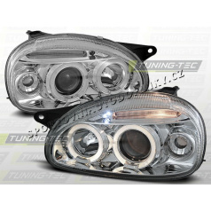 OPEL CORSA B 1993-00 ANGEL EYES CHROM-KLARE SCHEINWERFER