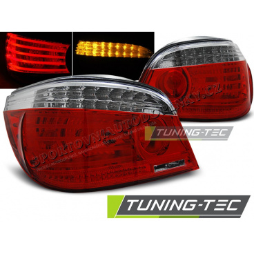 BMW E60 07.2003-07 rot-weiße LED-Rückleuchten